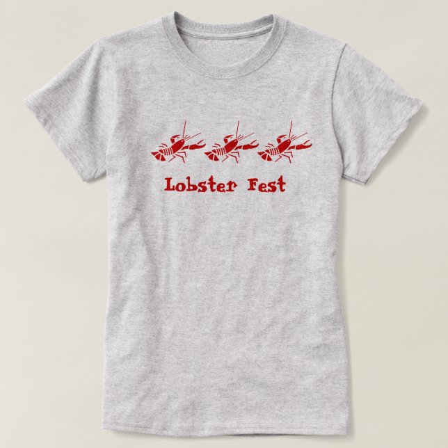 Fest-T - Shirt der Frauen der Hummer (Design vorne)