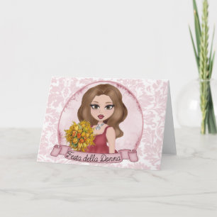 Festa della Donna-Karte Feiertagskarte
