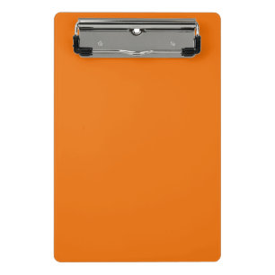 Festbrennorange Mini Klemmbrett