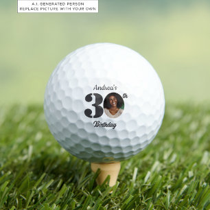 Feste 30. Geburtstagsfeier Foto Golfball