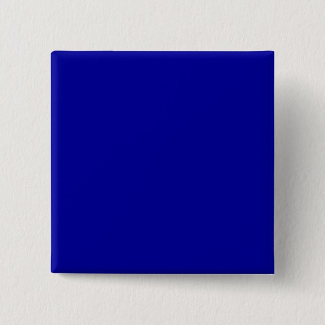 Feste blaue Hintergrund-Netz-Farbe 000099 Button (Vorderseite)