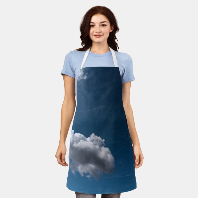 Feste große Wolke Schürze (Getragen)