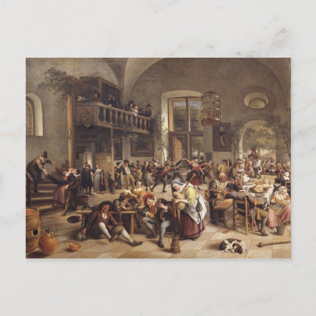 Feste im Gasthof Postkarte (Vorderseite)