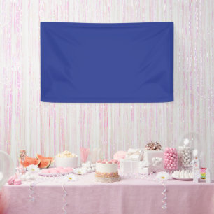 Feste Minimal-Hochzeitseinladung in Tiefblau Banner