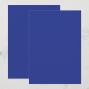 Feste Minimal-Hochzeitseinladung in Tiefblau Save The Date
