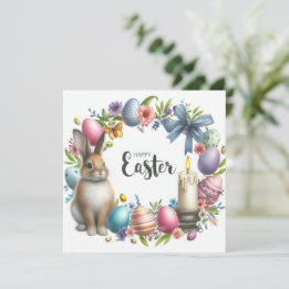 Feste Ostersonnige Illustration Feiertagskarte