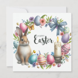 Feste Ostersonnige Illustration Feiertagskarte