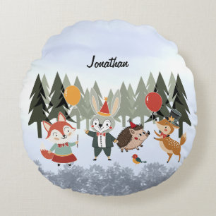 Feste Tiere Rundes Kissen