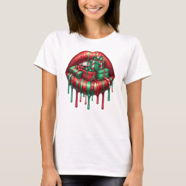 Feste Tropfsteine mit Weihnachtsgeschenken T-Shirt