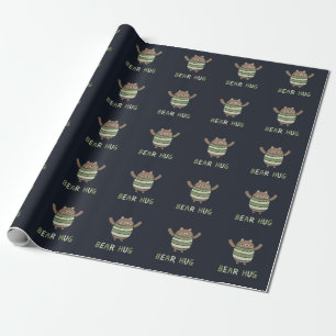 Feste Umarmung Geschenkpapier