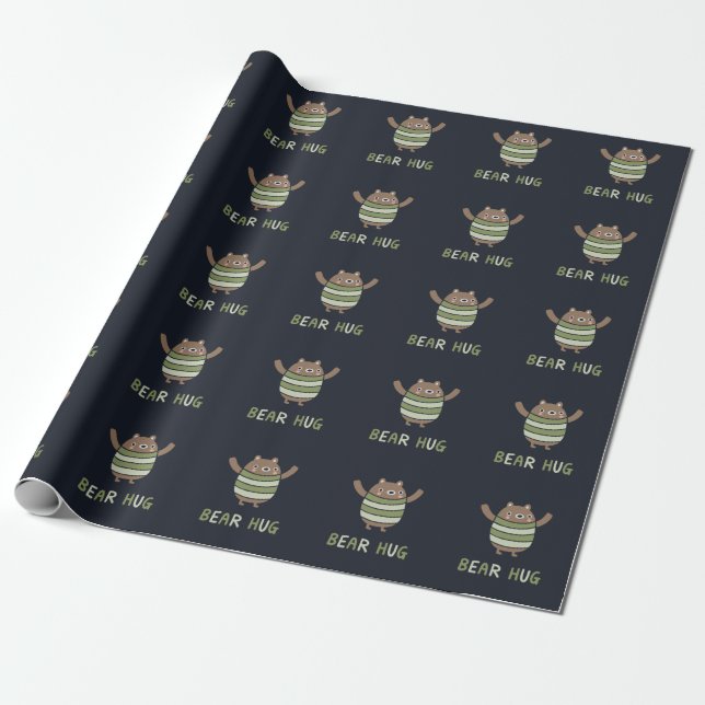 Feste Umarmung Geschenkpapier (Ungerollt)