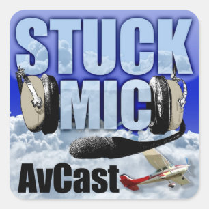 Fester Aufkleber Mic AvCast