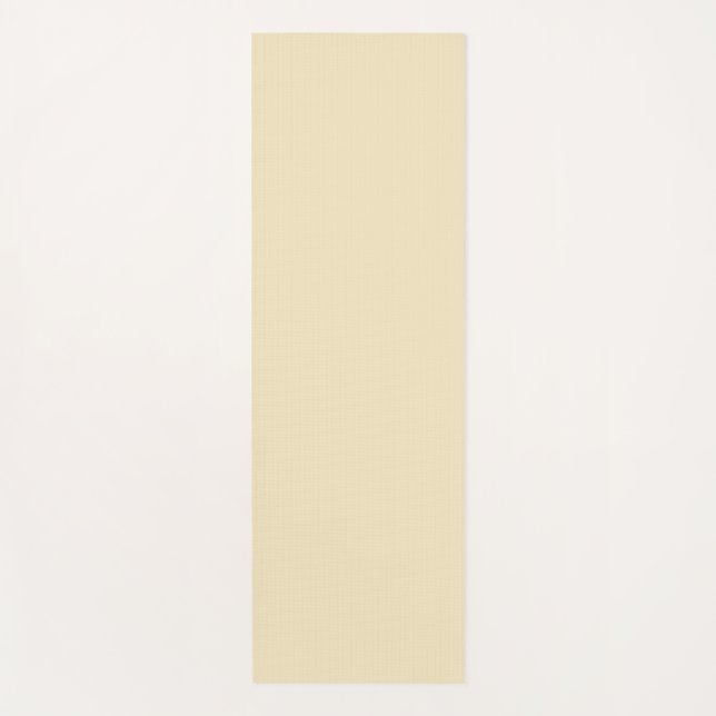 Fester blass-gelber Mond Yogamatte (Vorderseite)