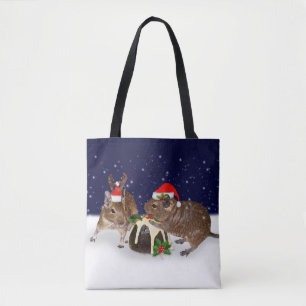 Fester Degus auf der gesamten Print-Tasche Tasche