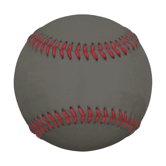 Fester Farbwald Schattengrün grau Baseball (Vorderseite)