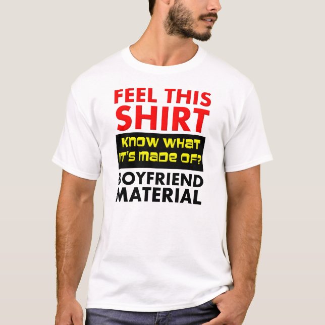 Fester-Freund-Material Lustiges T-Shirt (Vorderseite)