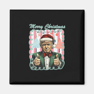 Fester Frohe Weihnachten Trump 2025 Weihnachten Ma Magnet