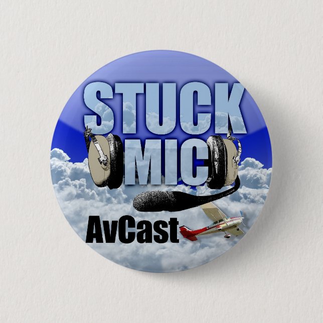 Fester Knopf Mic AvCast Button (Vorderseite)