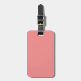 Fester korallenroter rosa Pop der Farbe Gepäckanhänger