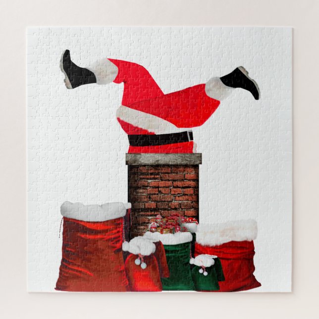 Fester Weihnachtsmann-Puzzle (Vertikal)
