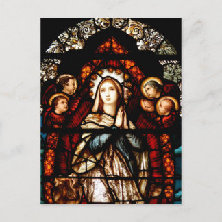 Festes Glas in der Vorgeschichte von St. Mary's, G Postkarte