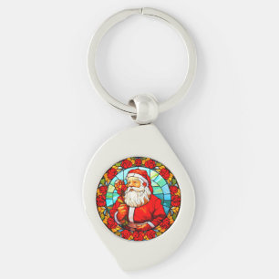 Festes Glas Weihnachtsschmuck-67680 Schlüsselanhänger