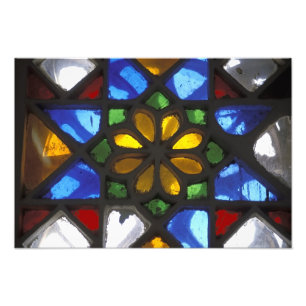 Festes Glasfenster innerhalb des Nationalstaates Fotodruck