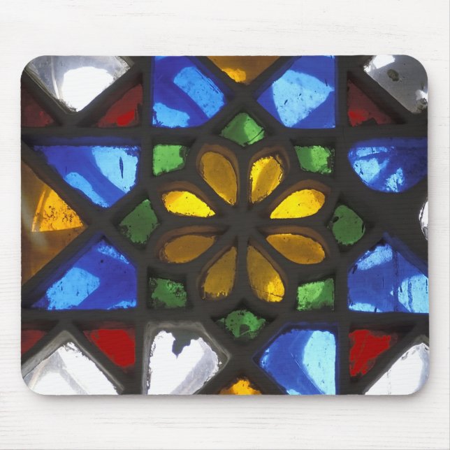 Festes Glasfenster innerhalb des Nationalstaates Mousepad (Vorne)