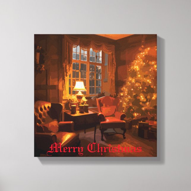 festes Glühen Leinwanddruck (Vorderseite)