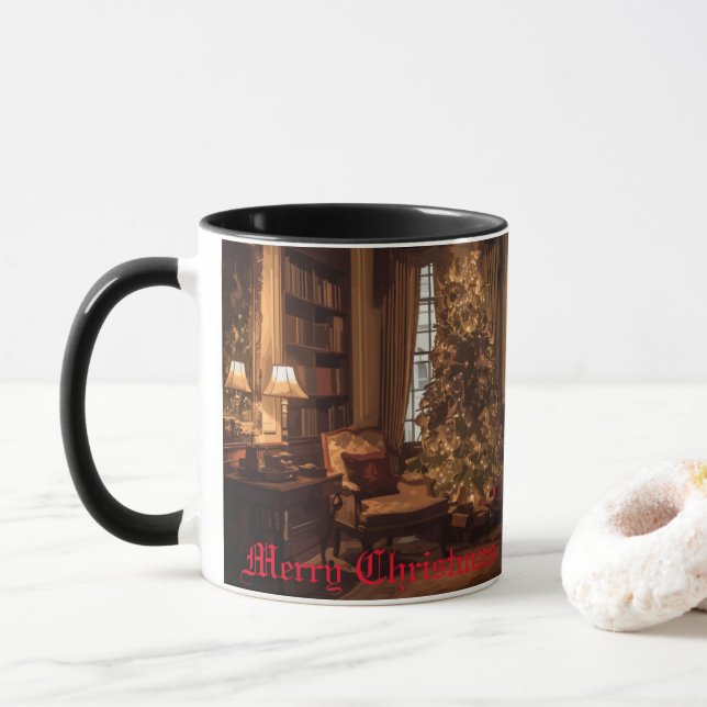 festes Glühen Tasse (Mit Donut)