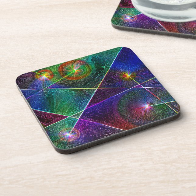 festes Glühen Untersetzer (Linke Seite)