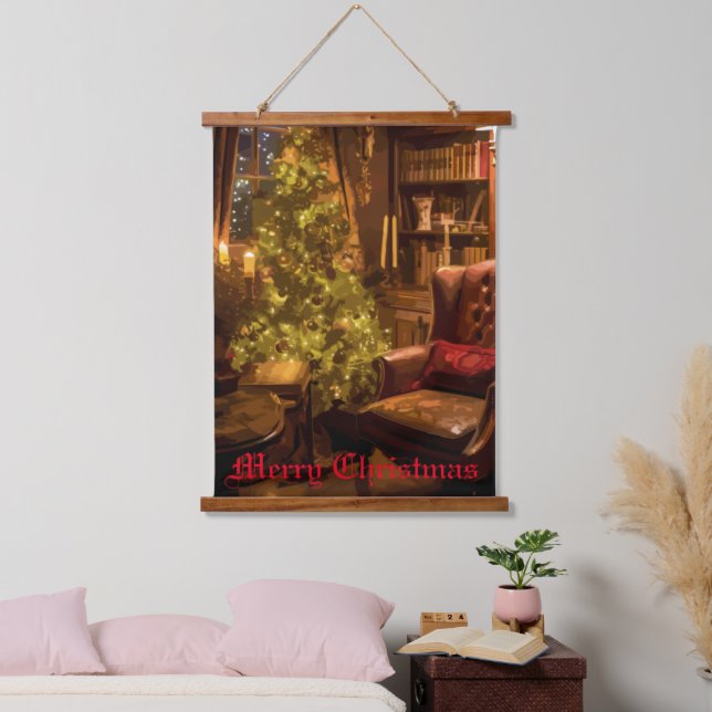 festes Glühen Wandteppich Mit Holzrahmen (Schlafzimmer)