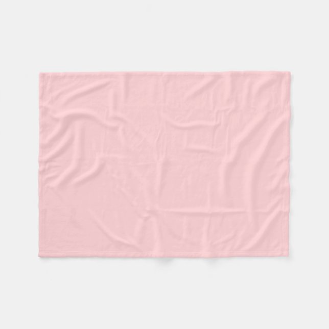 Festes helles Rosa Fleecedecke (Vorderseite (Horizontal))
