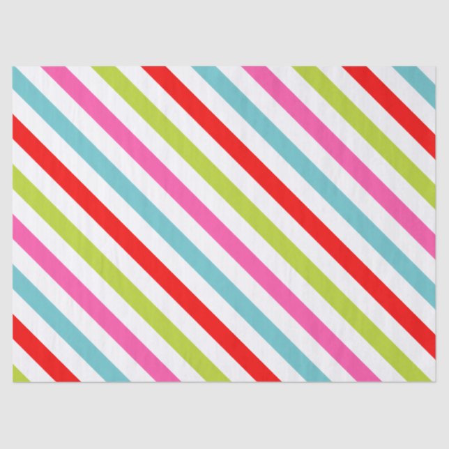 Festes Muster - Retro-Urlaubsmuster Seidenpapier (Vorderseite)