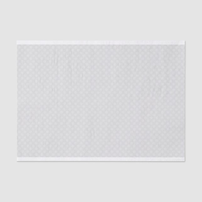 Festes Schneeflockenmuster auf grauem Gewebe Seidenpapier (Vorderseite)