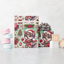 Festes Wolfman Wrapping Paper Geschenkpapier