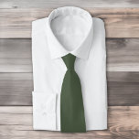 Festfarbiger Wald Moss dunkelgrün Krawatte<br><div class="desc">Solid Farbe Wald Moss dunkelgrün Design.</div>