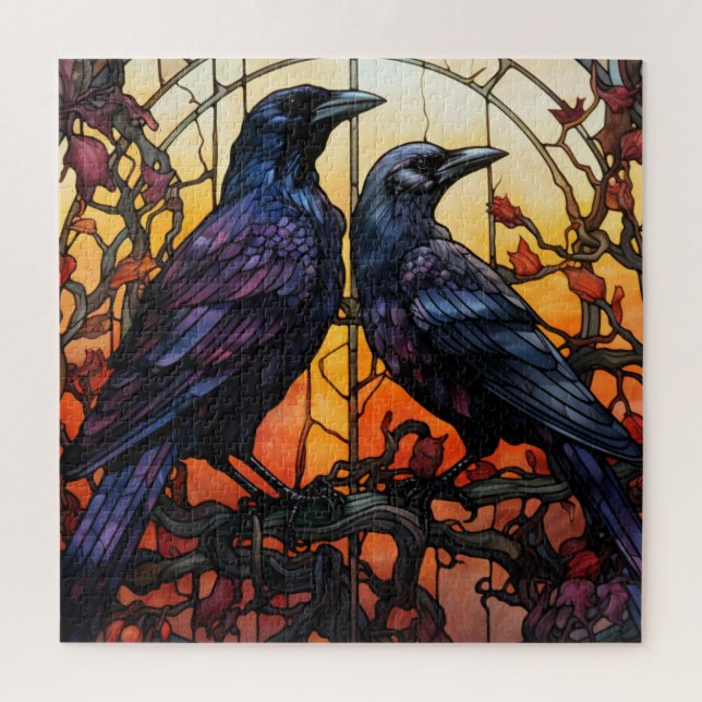 Festgelegte Glass Ravens (Vertikal)