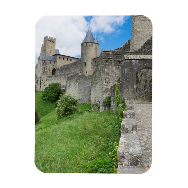 Festgelegte Mauer von Carcassonne Magnet (Vertikal)
