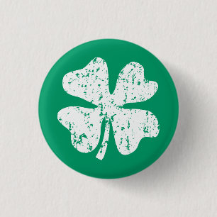 Festgelegte Tasten des Kleeblatts St Patricks Day  Button