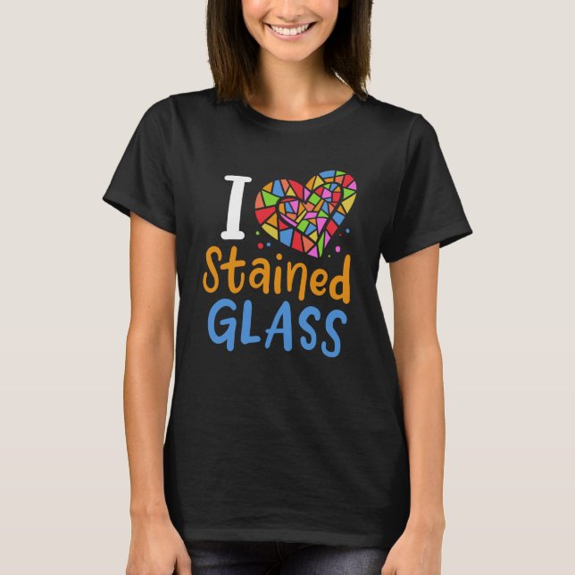 Festgelegter Glaskünstler T-Shirt (Vorderseite)