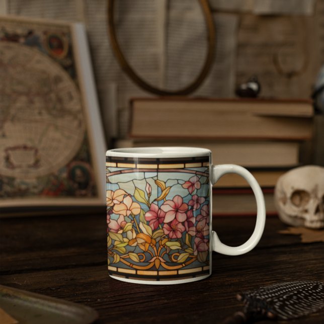 Festgelegtes Glas Art Version 9 Tasse (Stained Glass Art version 9 Mug
)