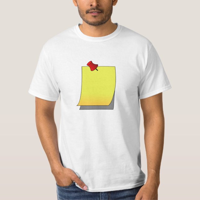 Festgesteckte Anmerkung T-Shirt (Vorderseite)