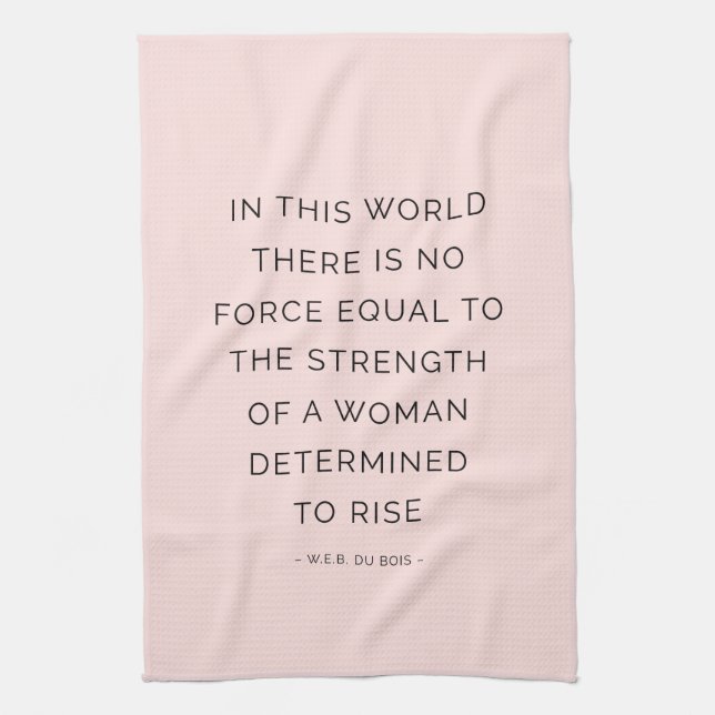Festgestellte weibliche Inspirierend Zitate Rosa S Handtuch (Vertikal)