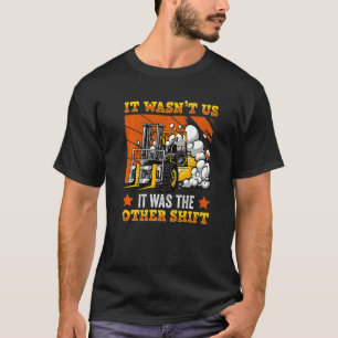 Festgestellter Gabelstapler T-Shirt