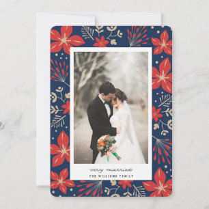 Festif Botanique Carte photo de vacances