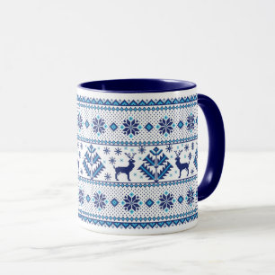 Festif Knit Look Mug