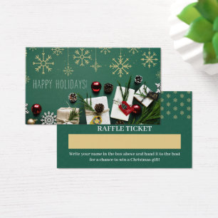 Festif Snowflakes, Ticket Raffle de Noël