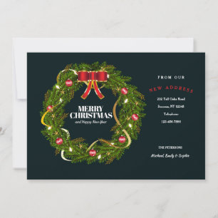 Festif Wreath Moving Faire-part