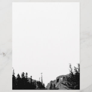 Festigkeit/Berglandschaft in B/W